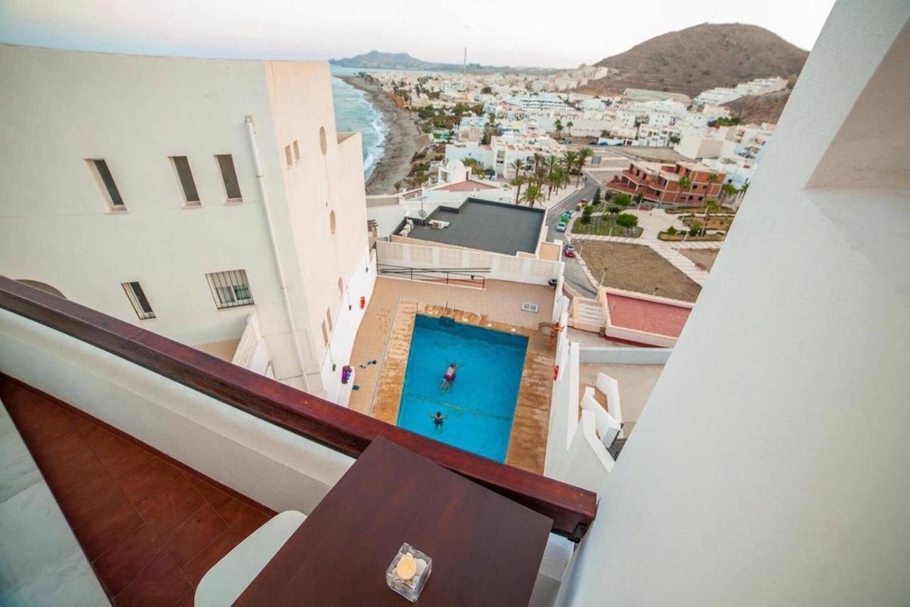 Coqueto Apartamento con vistas al mar y piscina Carboneras Exterior foto